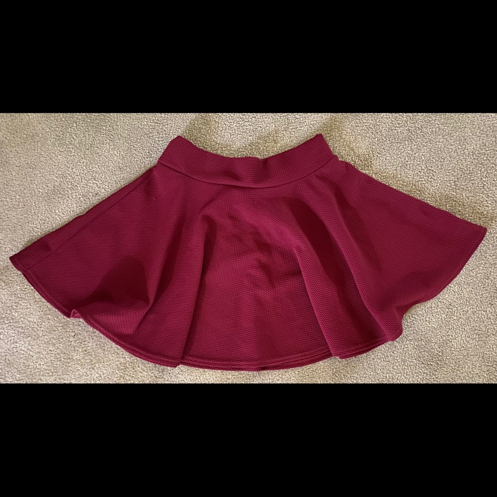 New skater skirt with attached anti flash shorts